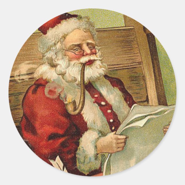 Pegatinas navideñas victorianas (Anverso)