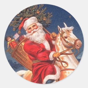 Pegatinas navideñas victorianas