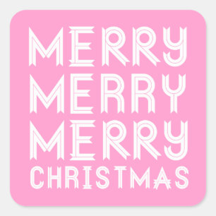 Pegatinas navideños de moras rosas y blancas