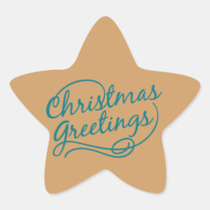 Pegatinas navideños de navidad con estrellas