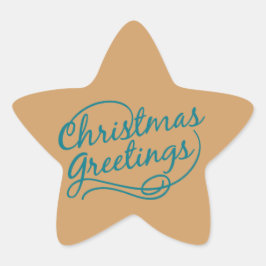 Pegatinas navideños de navidad con estrellas