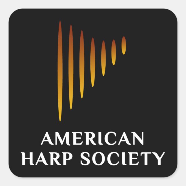 Pegatinas negros con logotipo AHS (Anverso)