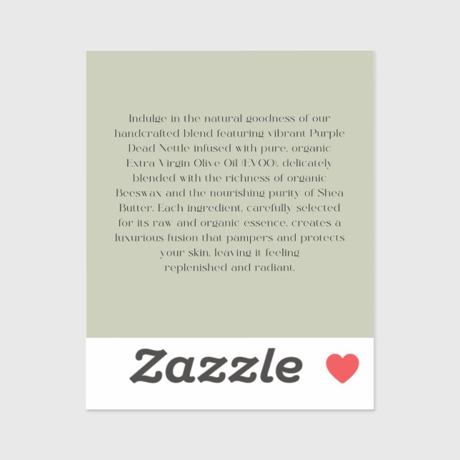 Pegatinas Nettle y Stone - revés (Hoja)