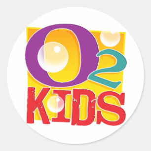 Pegatinas O2 para niños