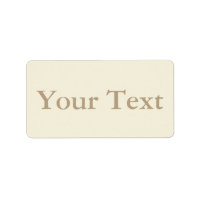 Pegatinas o etiquetas de crema y beige con texto P