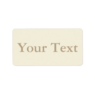 Pegatinas o etiquetas de crema y beige con texto P