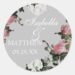 Pegatinas o sellos de regalo preferidos, cosecha R