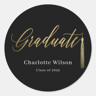 Pegatinas o Sellos para sobres de graduación del O