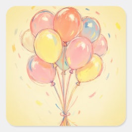 Pegatinas o sellos para sobres del pastel de cumpl