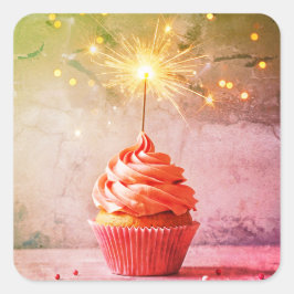 Pegatinas o sellos para sobres del pastel de cumpl