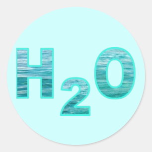 Pegatinas o sellos para sobres H2O