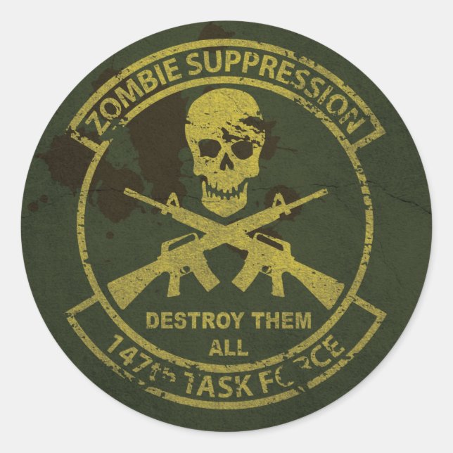 Pegatinas oficiales de la 147ª Unidad ZTF (Anverso)