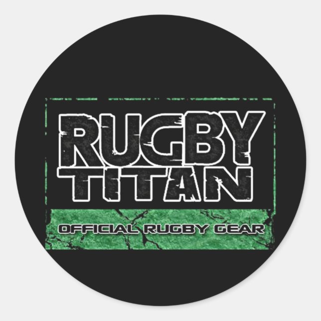 Pegatinas oficiales de Rugby-Titan (Anverso)