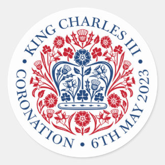Pegatinas oficiales del logotipo de la coronación