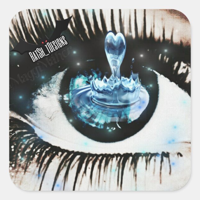 Pegatinas Ojos Azules (Anverso)