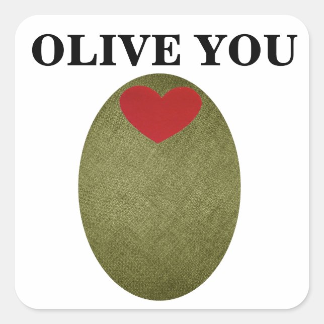Pegatinas Olive You (Anverso)