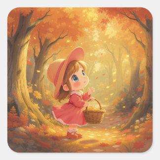 Pegatinas Otoñales Kawaii