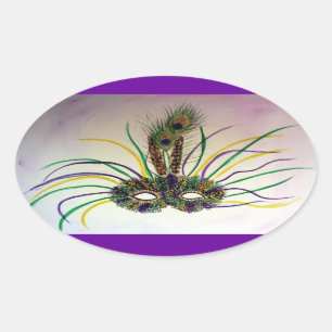 Pegatinas Oval, Personalizado de máscara de mascar