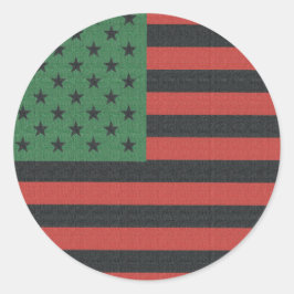 Pegatinas ovaladas del Juneteenth afroamericano