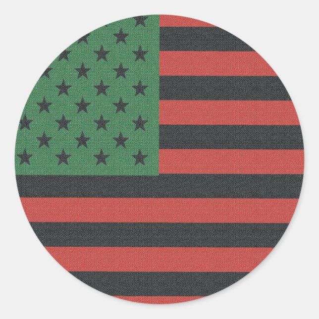 Pegatinas ovaladas del Juneteenth afroamericano (Anverso)