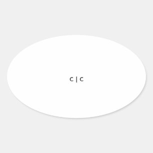 Pegatinas ovaladas personalizadas, formato: hoja d