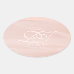 Pegatinas ovales del sobre de los movimientos de