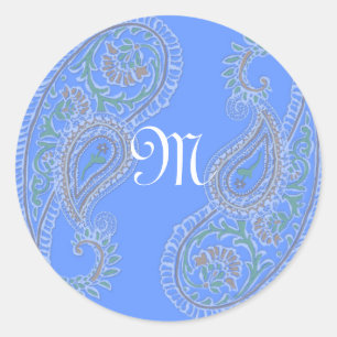 Pegatinas Paisley Blue