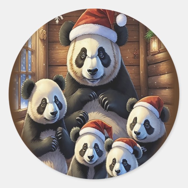 Pegatinas Panda Bear (Anverso)