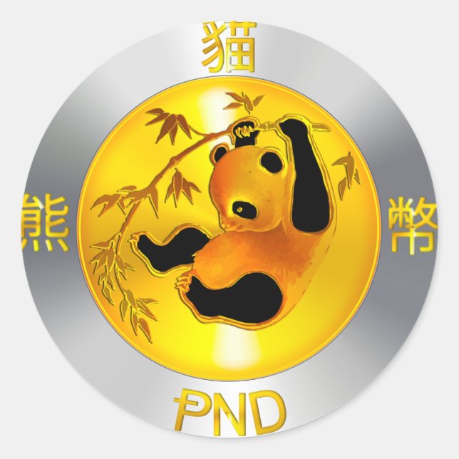 Pegatinas Pandacoin (Anverso)