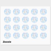 Pegatinas para Baby Shower Blue Chinoiserie (20)
