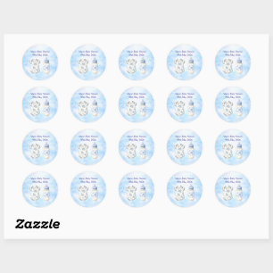 Pegatinas para Baby Shower Blue Chinoiserie (20)
