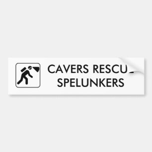Pegatinas para el parachoques de los Spelunkers