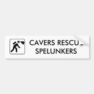 Pegatinas para el parachoques de los Spelunkers