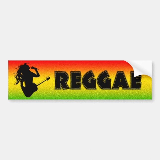 Pegatinas para el parachoques de Rasta Rastaman de (Frente)