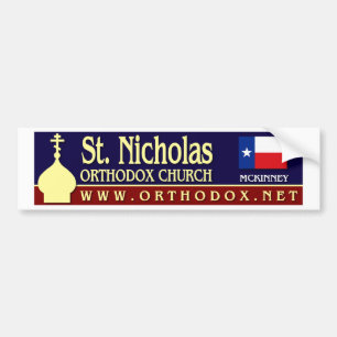 Pegatinas para el parachoques de San Nicolás
