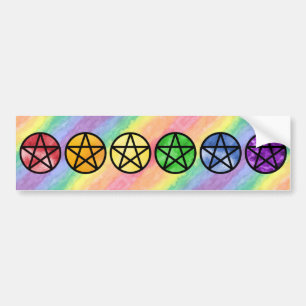 Pegatinas para el parachoques del arco iris