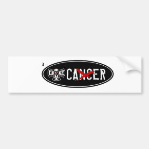 pegatinas para el parachoques del cáncer del