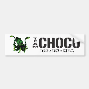 Pegatinas para el parachoques del Equipo-Choco