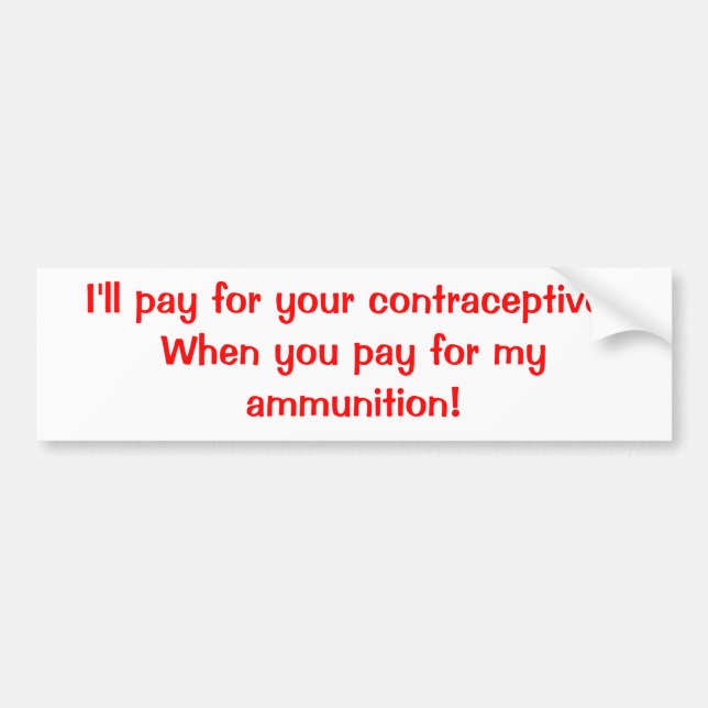 Pegatinas para el parachoques políticas (Frente)