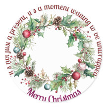 Pegatinas para envolver regalos