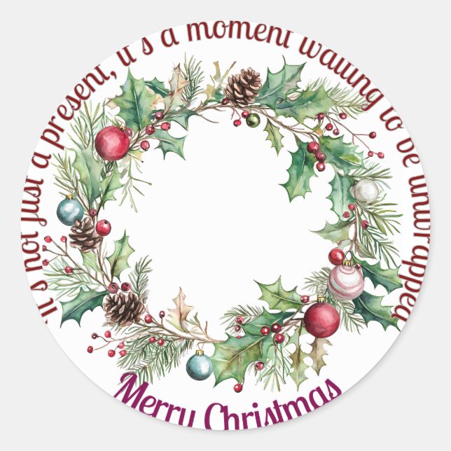 Pegatinas para envolver regalos (Anverso)