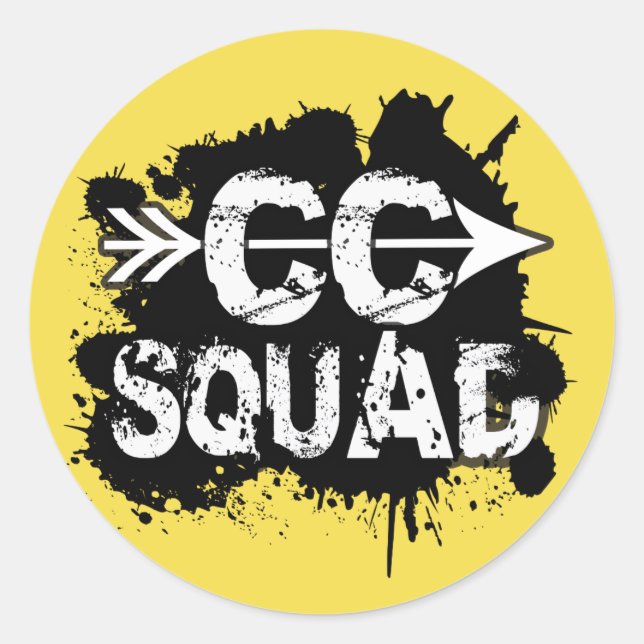 Pegatinas para equipo de carrera a campo traviesa (Anverso)