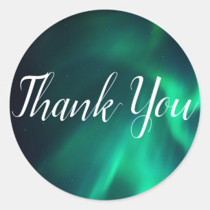 Pegatinas para Favor de Luces del Norte