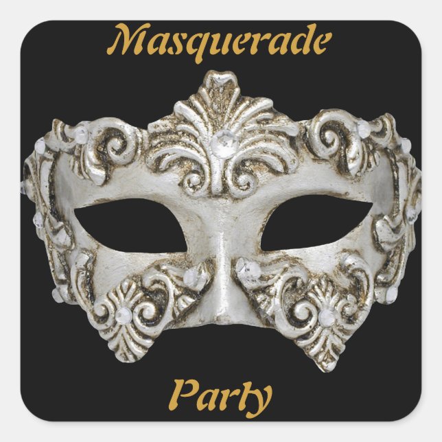 Pegatinas para fiesta de disfraces (Anverso)