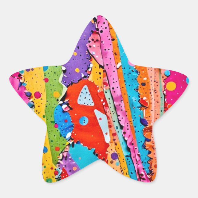 Pegatinas para fiesta de niños (Anverso)