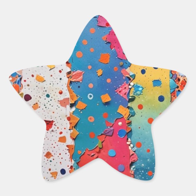 Pegatinas para fiesta de niños (Anverso)
