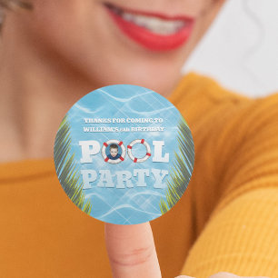 Pegatinas para Fiesta en Piscina para Niños - Sumi