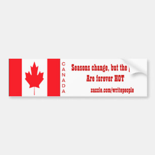 pegatinas para parachoques canadienses
