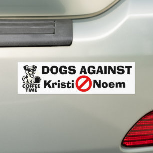 Pegatinas para parachoques Perros Contra Kristi No