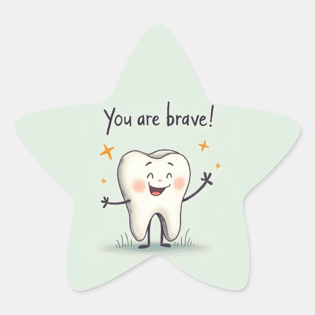 Pegatinas para pequeños pacientes dentistas (Anverso)